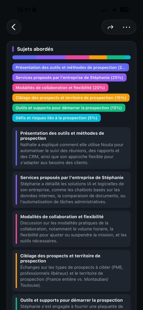 Comprenez la dynamique de vos réunions